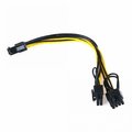 Sanoxy PCI-E 6-pin to 2x 6+2-pin 6-pin/8-pin Power Splitter Cable PCIE PCI Express SANOXY-CABLE36